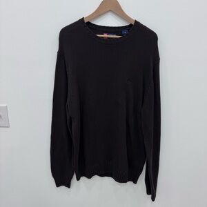 New with tags Chaps Mens Cotton Brown Sweater knit Sz Large